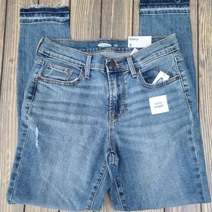 Old Navy Curvy skinny distressed jeans